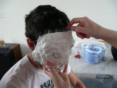 Как сделать маску из гипса или слепок лица в фото