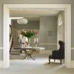 Classic entrance hall with antique furniture