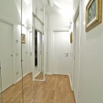 exciting small hallway interior design also large mirror and parquet flooring ideas in white ultra classy penthouse