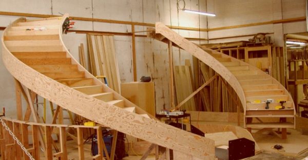 Новые технологии для изготовления деревянных лестниц