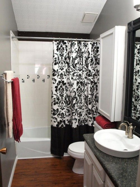Как подобрать занавески для ванной комнаты: варианты дизайна в фото