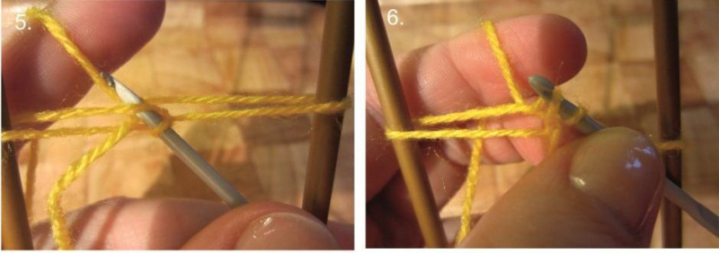 Вязание на вилке: модели соединения полос с фото и видео мастер-классом в фото